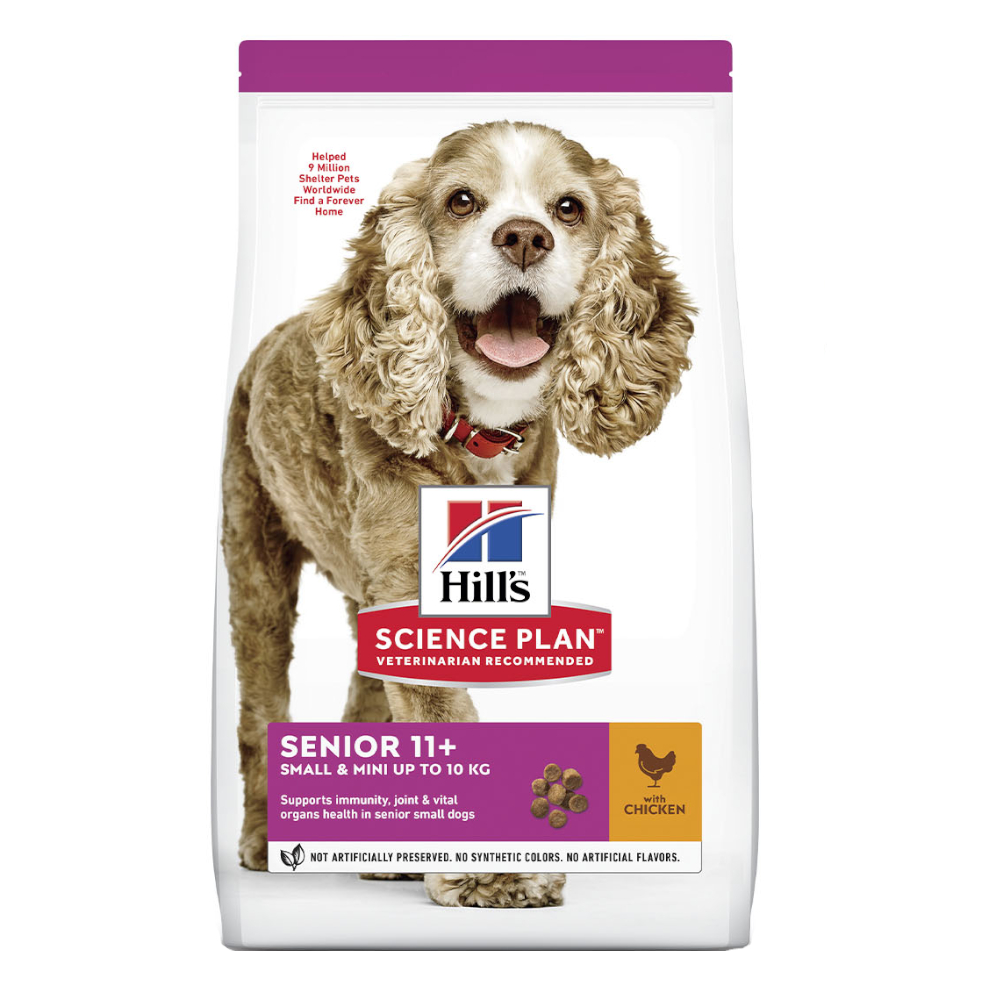 Hill's Science Plan Senior 11+ Small & Mini mit Huhn - Sparpaket: 2 x 1,5 kg von Hill's Science Plan