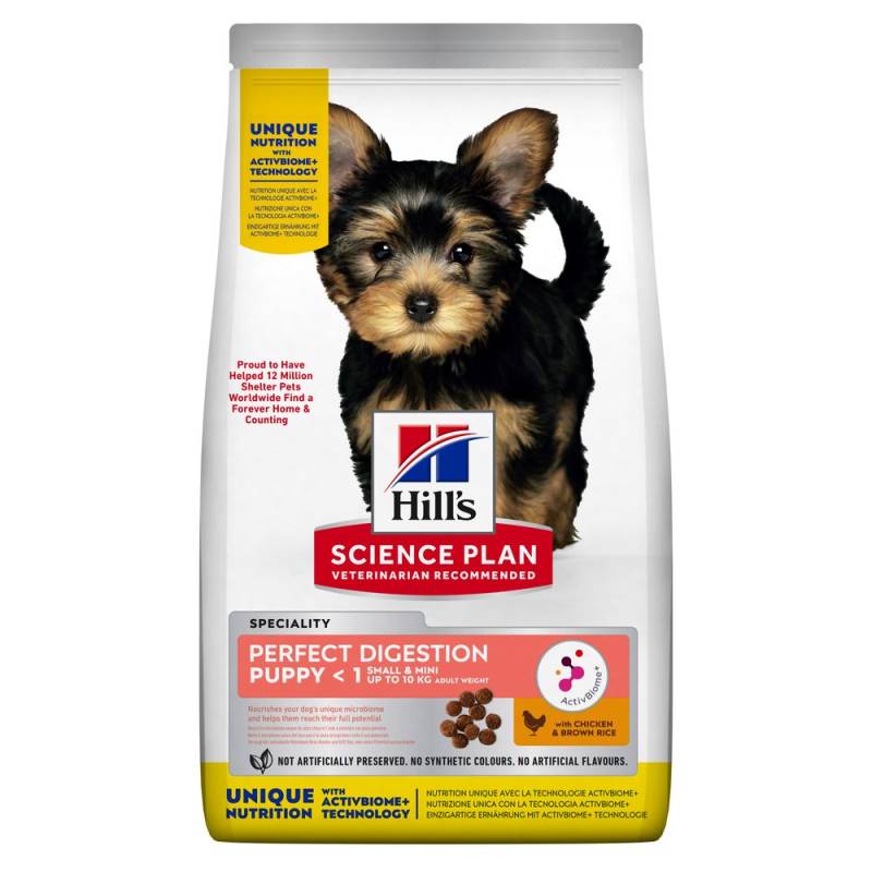 Hill's Science Plan Small & Mini Puppy Perfect Digestion - Sparpaket: 2 x 6 kg von Hill's Science Plan