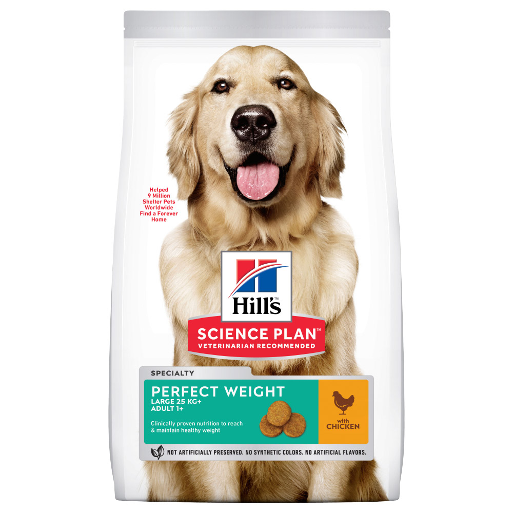 Sparpaket Hill's Science Plan 2 x Großgebinde - Perfect Weight Large Breed Chicken (2 x 12 kg) von Hill's Science Plan