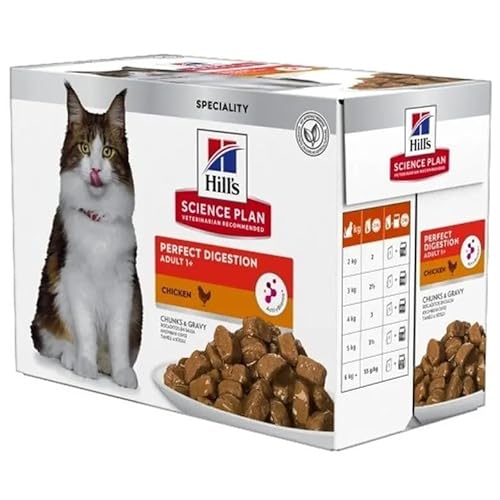 HILL'S HSP Feline Adult Digestion Huhn, 12 x 85 g von Hill's