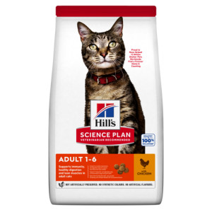 Hill's Adult Optimal Care Huhn Katzenfutter 10 kg von Hill's