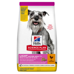 Hill's Mature/Senior Mini Light Huhn Hundefutter 2 x 2,5 kg von Hill's