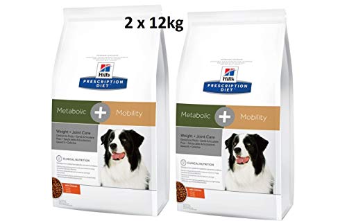 Hills Prescription Diet Metabolic & Mobility Hundefutter mit Huhn 2 x 12kg von Hill's