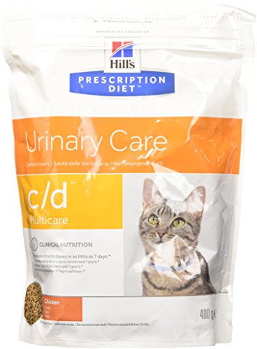 Hill's Prescription Diet c/d Feline multicare per problemi urinari mangime secco Gusto Pollo gr. 400 von Hill's