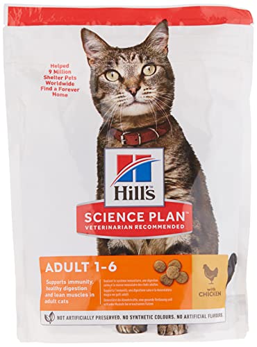 Hill's Science Plan Adult Chicken - Dry Food for Adult Cats 1-6 Years 300 gr von Hill's