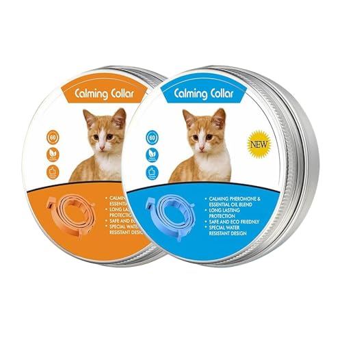Beruhigendes Halsband für Katzen, Pheromonhalsband, Angst-Pheromone, beruhigendes Halsband, effiziente Linderung, reduziert Entspannungsstress, bequeme Abreißhalsbänder, verstellbar für kleine, Beruhigendes Halsband für Katzen, Pheromonhalsband, Angst-Pheromone, beruhigendes Halsband, effiziente Linderung, reduziert Entspannungsstress, bequeme Abreißhalsbänder, verstellbar für kleine, von Hillinkit
