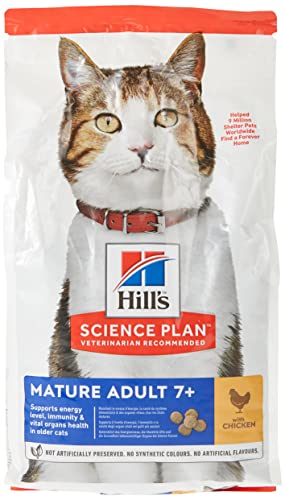 Hills Pet Nutrition S.L. SP Feline Mature 7+ Huhn 1,5 kg 604097 Hills 500 g von Hill's