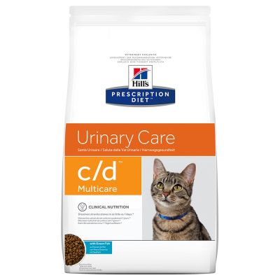 HILL'S Prescription Diet C/D Urinary Care Meeresfisch Gesundheit für die Harnwege der Katze 5 kg von Hill's
