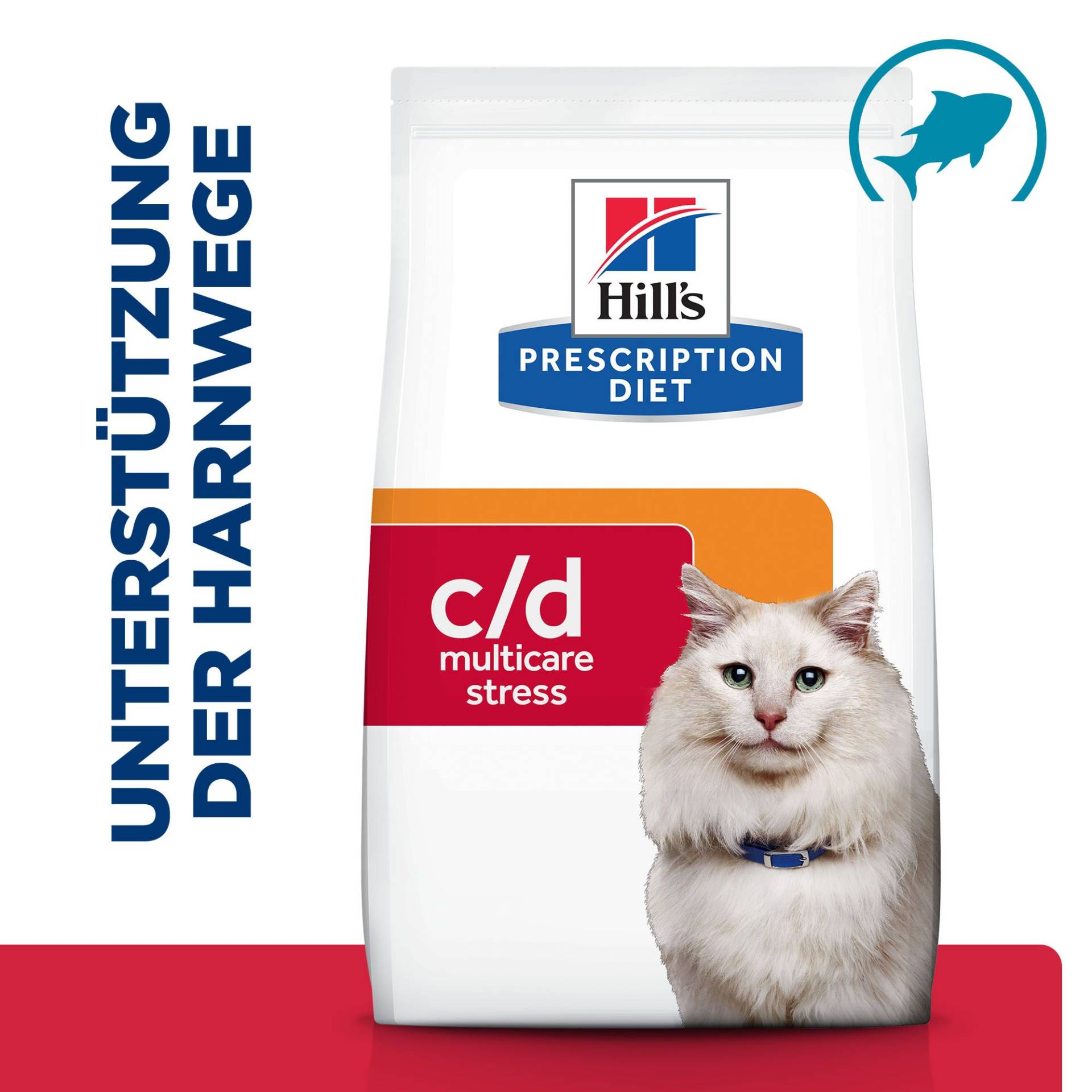 Hill's PD c/d Urinary Care - Stress - Feline - Meeresfisch - 1,5 kg von Hills