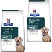 Hill's Prescription Diet w/d Futter bei Diabetes, mit Huhn 2x10 kg von Hills