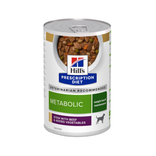 Hill's Prescription Diet Metabolic Stew - Rindfleisch & Gemüse - 12 x 354 g von Hills