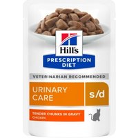 Hill's Prescription Diet Urinary Care s/d mit Huhn 12x85g von Hills
