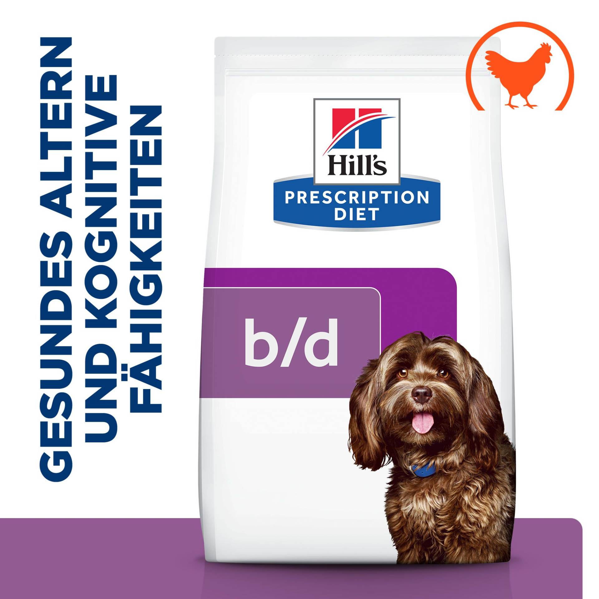 Hill's Prescription Diet b/d Ageing & Alertness Hundefutter - 12 kg von Hills