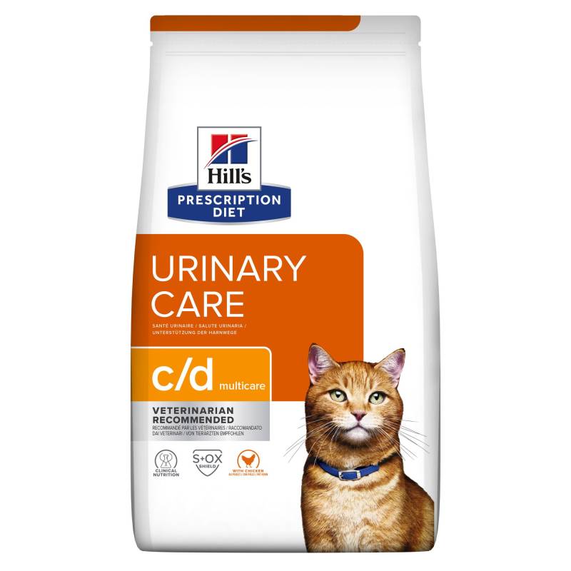 Hill's Prescription Diet c/d Multicare Katzenfutter - Huhn - 1,5 kg von Hills