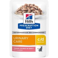 Hill's Prescription Diet c/d Multicare Urinary Care Lachs 24x85 g von Hills