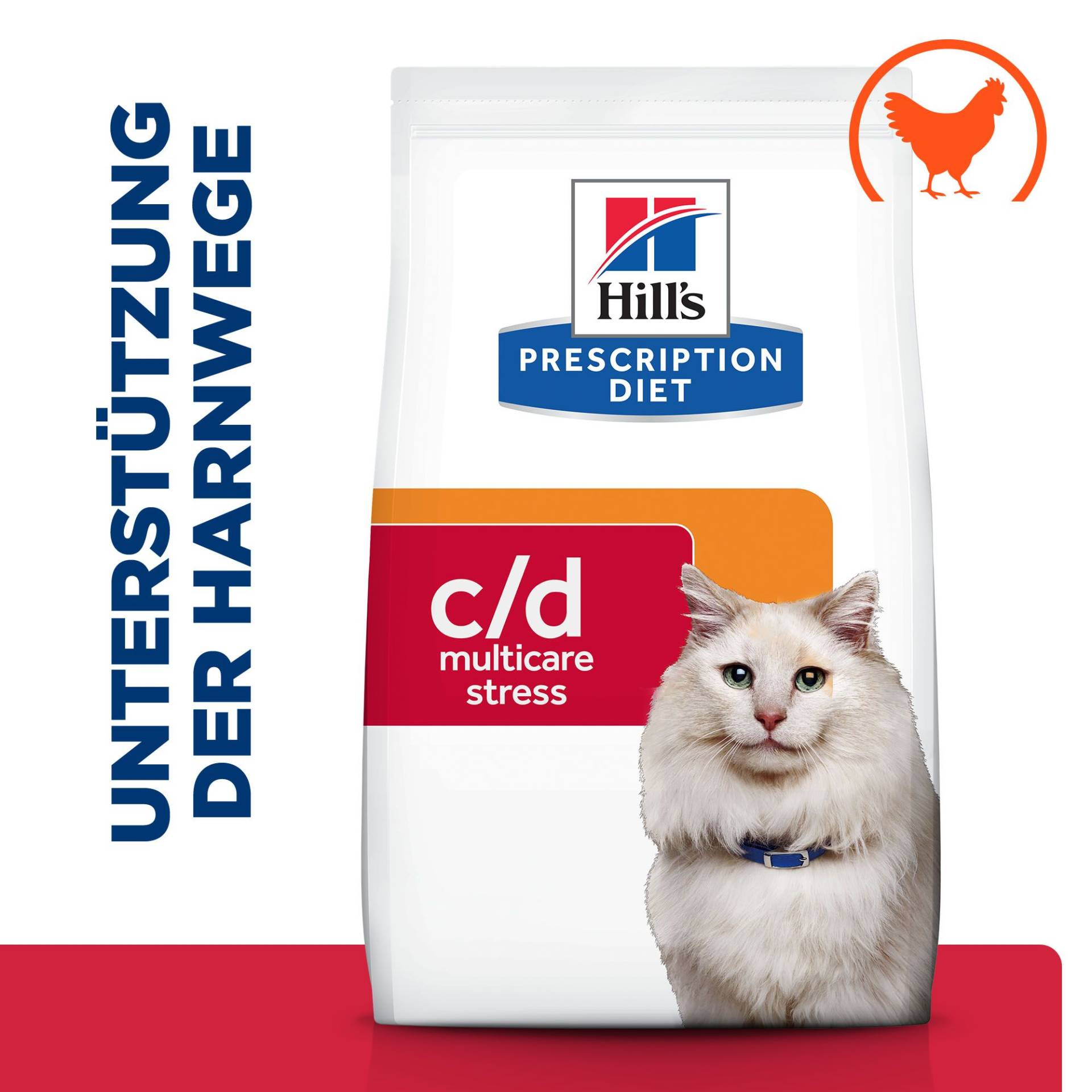 Hill's Prescription Diet c/d Urinary Care - Stress - Feline - Huhn - 3 kg von Hills