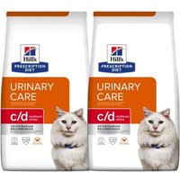 Hill's Prescription Diet c/d Urinary Stress Urinary Care Huhn 2x3 kg von Hills