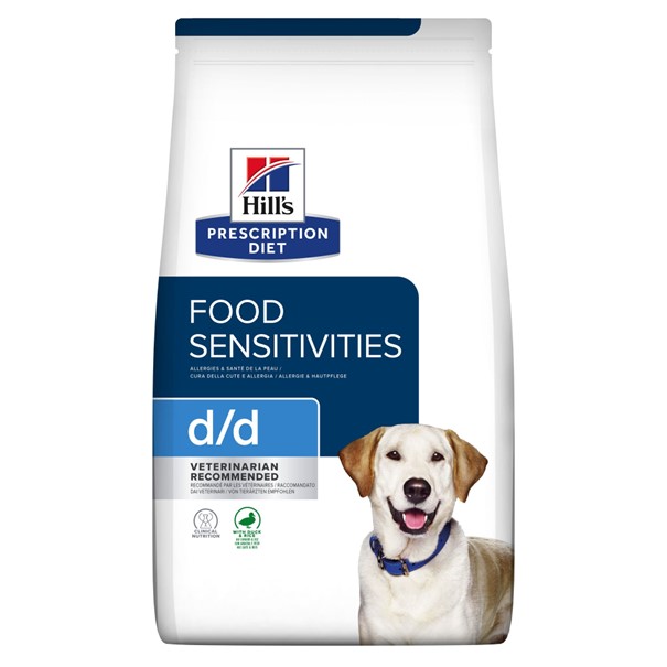 Hill's Prescription Diet d/d Food Sensitivities Hundefutter - Ente & Reis - 12 kg von Hills