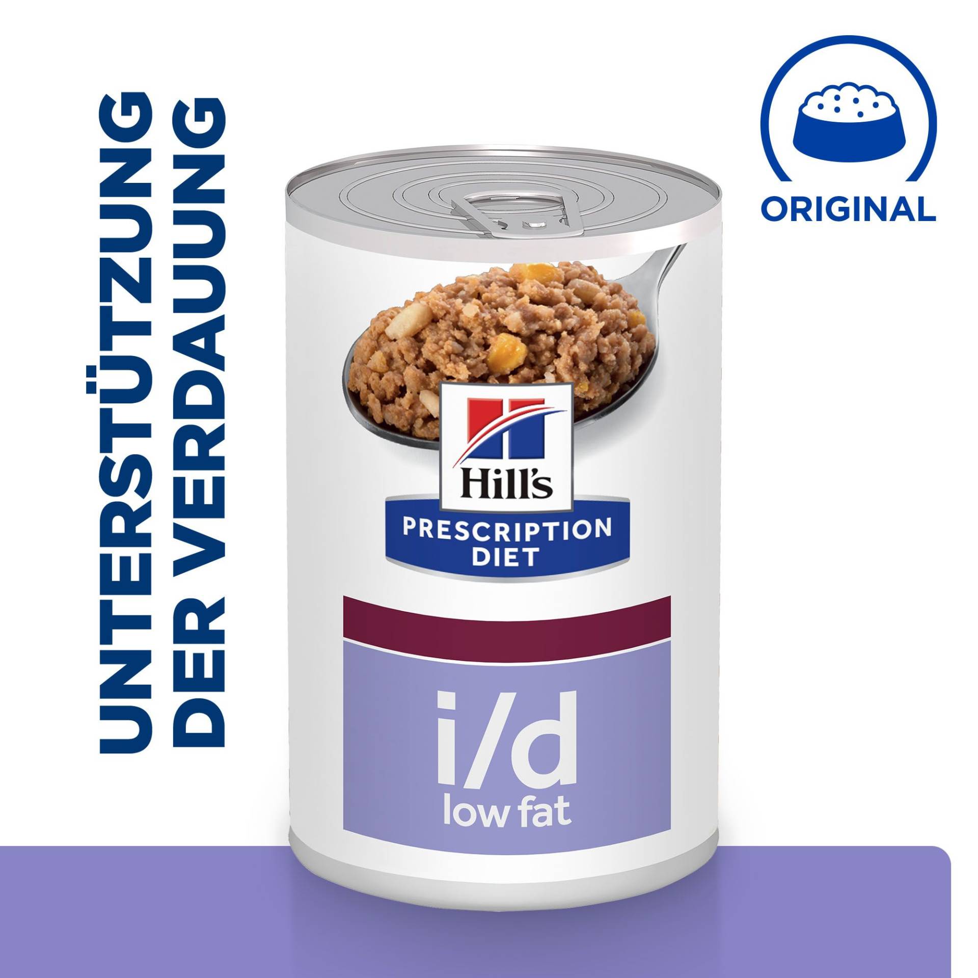 Hill's Prescription Diet i/d Digestive Care Low Fat Hundefutter - Dosen - 12 x 360 g von Hills