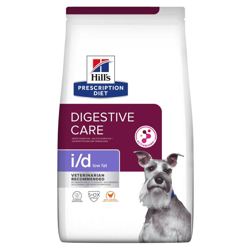 Hill's Prescription Diet i/d Low Fat Digestive Care Hundefutter 12 kg von Hills