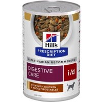Hill's Prescription Diet i/d Nassfutter für Hunde, Adult, mit Huhn zur Unterstützung der Verdauung 24x354 g von Hills