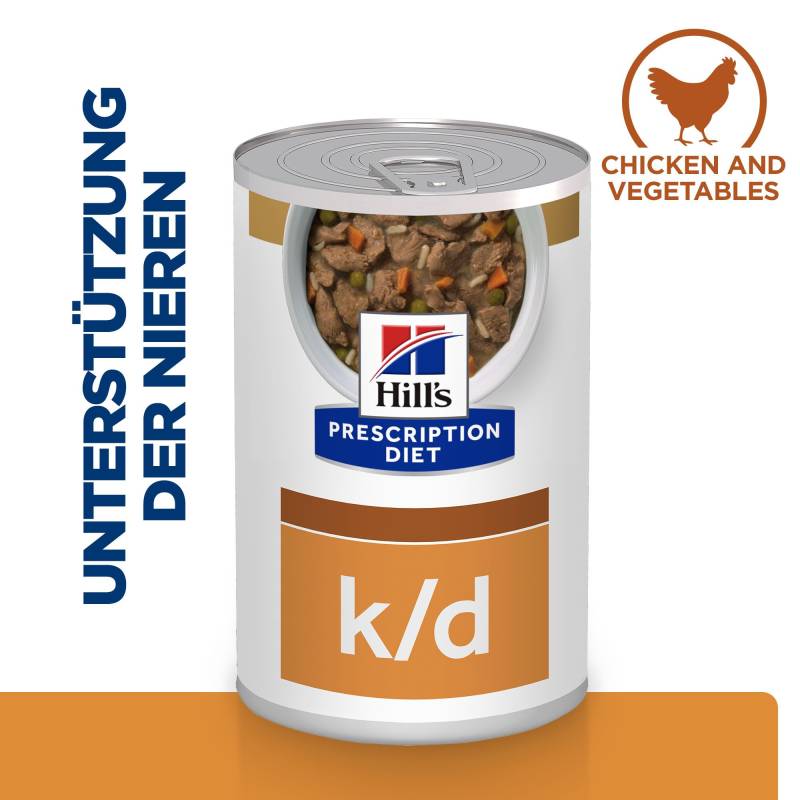 Hill's Prescription Diet k/d Kidney Care Ragout Hundefutter - 12 x 354 g von Hills