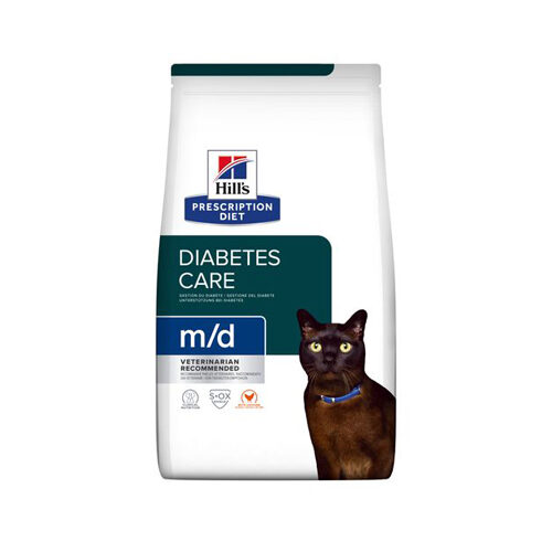 Hill's Prescription Diet m/d Diabetes Care - Kattenvoer - Huhn - 2 x 3 kg von Hills