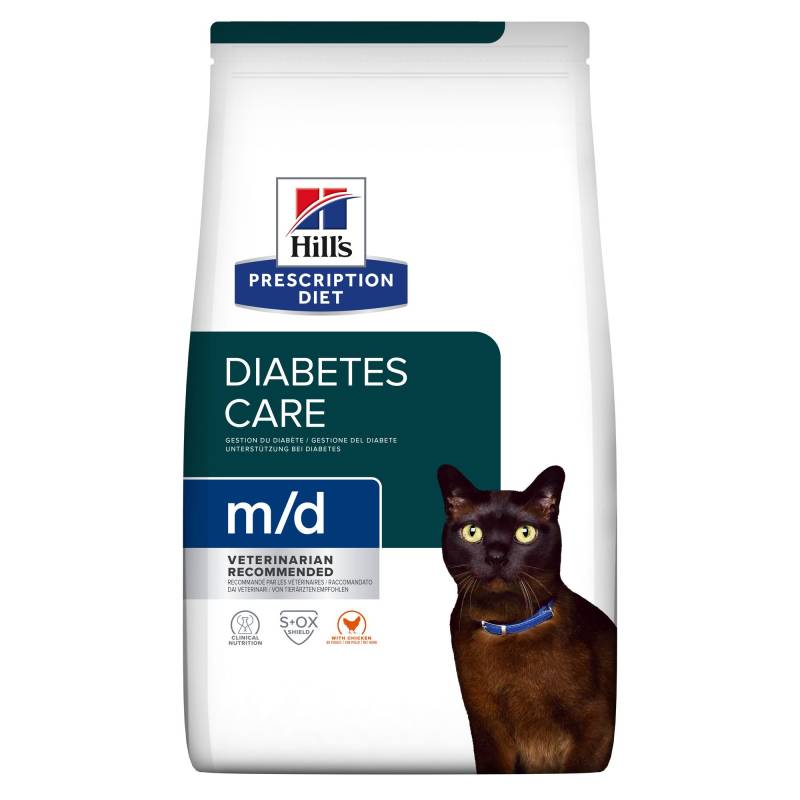 Hill's Prescription Diet m/d Diabetes Care - Kattenvoer - Huhn - 3 kg von Hills