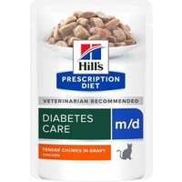 Hill's Prescription Diet Diabetes Care m/d mit Huhn 12x85g von Hills