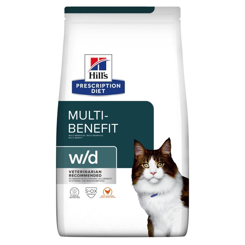 Hill's Prescription Diet w/d - Multi-Benefit - Feline - 2 x 3 kg von Hills
