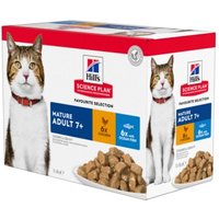 Hill's SCIENCE PLAN Mature Adult 7+ Huhn und Fisch Multipack 12x85 g Hill's SCIENCE PLAN Mature Adult 7+ Huhn und Fisch Multipack 12x85 g von Hills