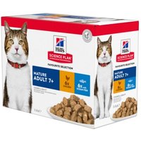 Hill's SCIENCE PLAN Mature Adult 7+ Multipack Huhn 24 x 85 g von Hills