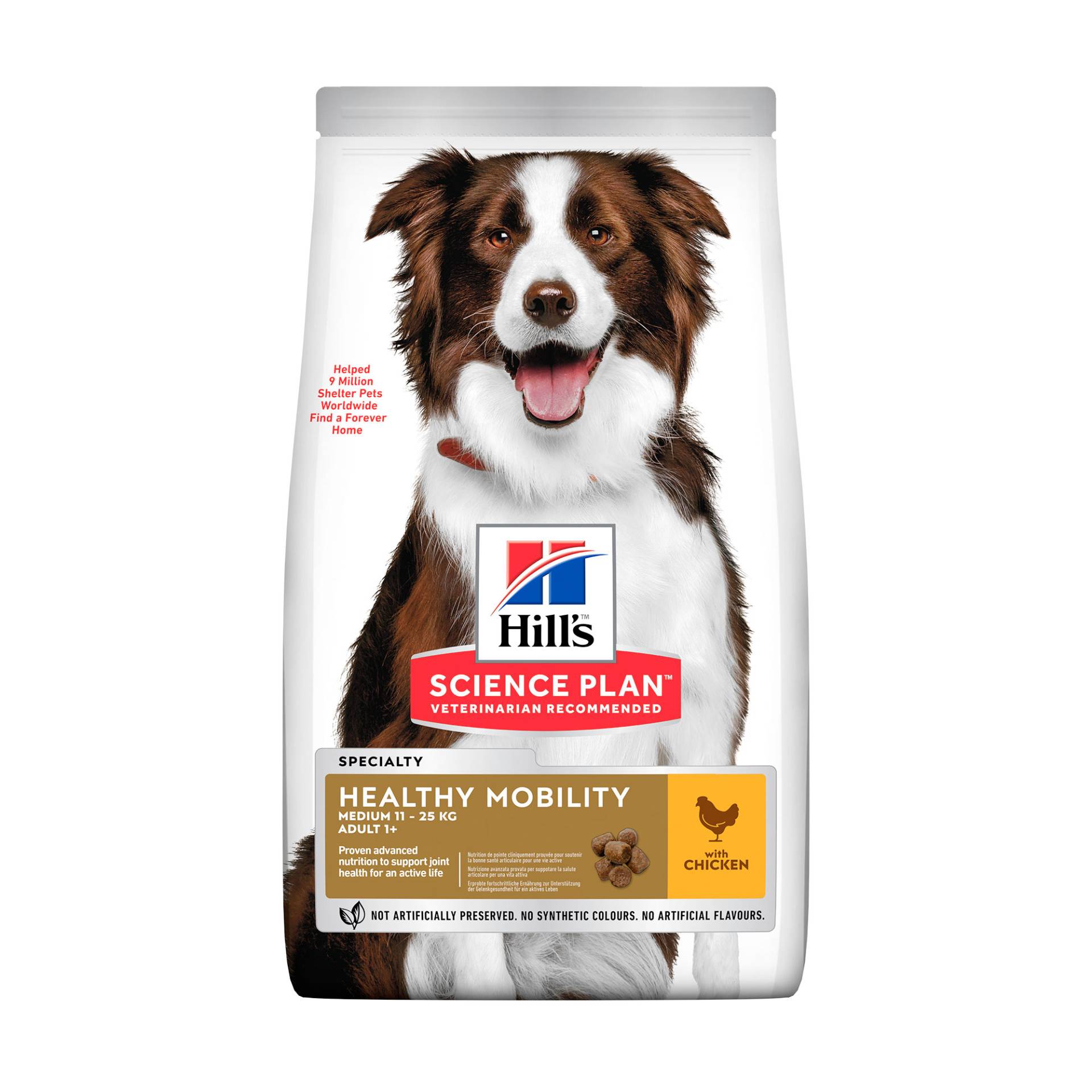 Hill's Science Plan Adult Healthy Mobility Medium Hundefutter - Huhn - 14 kg von Hills