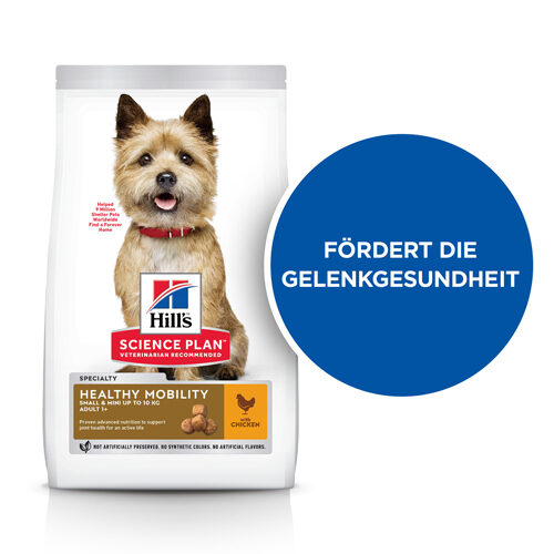 Hill's Science Plan Adult Healthy Mobility Small & Mini Hundefutter - Huhn - 1,5 kg von Hills