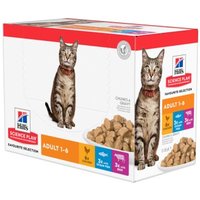 Hill's Science Plan Adult Huhn, Seefisch und Rind 12x85 g von Hills