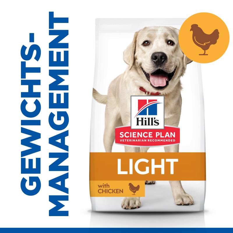 Hill's Science Plan Adult Light Large Breed Hundefutter - 18 kg von Hills