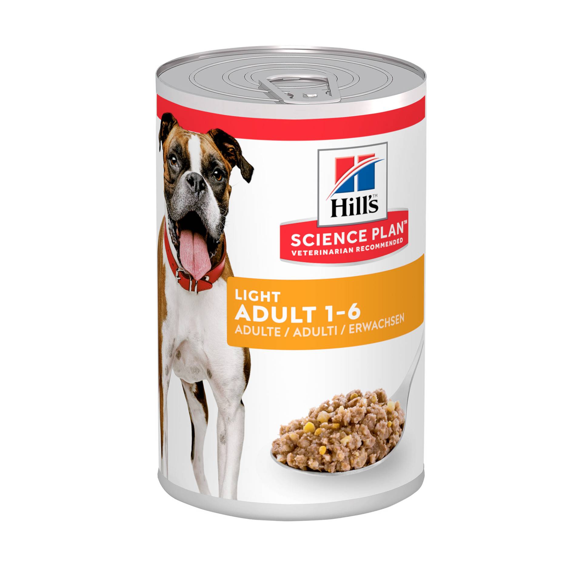 Hill's Science Plan Adult Light Medium Hundefutter - Dosen - Huhn - 12 x 370 g von Hills