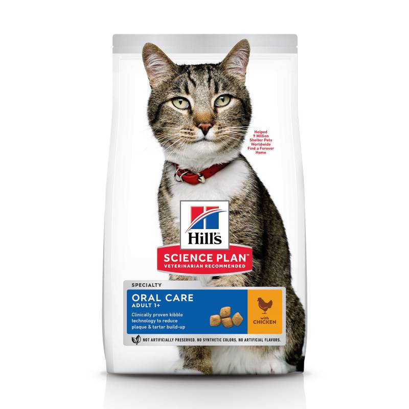 Hill's Science Plan Adult Oral Care Katzenfutter - Huhn - 7 kg von Hills