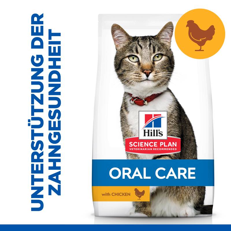 Hill's Science Plan Adult Oral Care Katzenfutter - Huhn - 7 kg von Hills