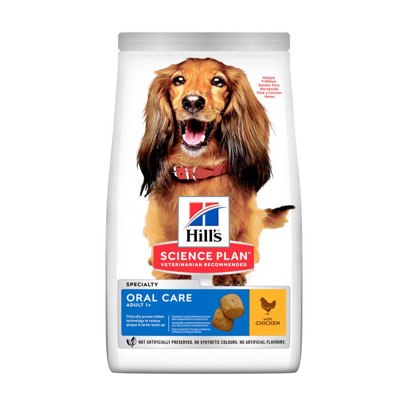 Hill's Science Plan Adult Oral Care Medium Hundefutter - Huhn - 12 kg von Hills