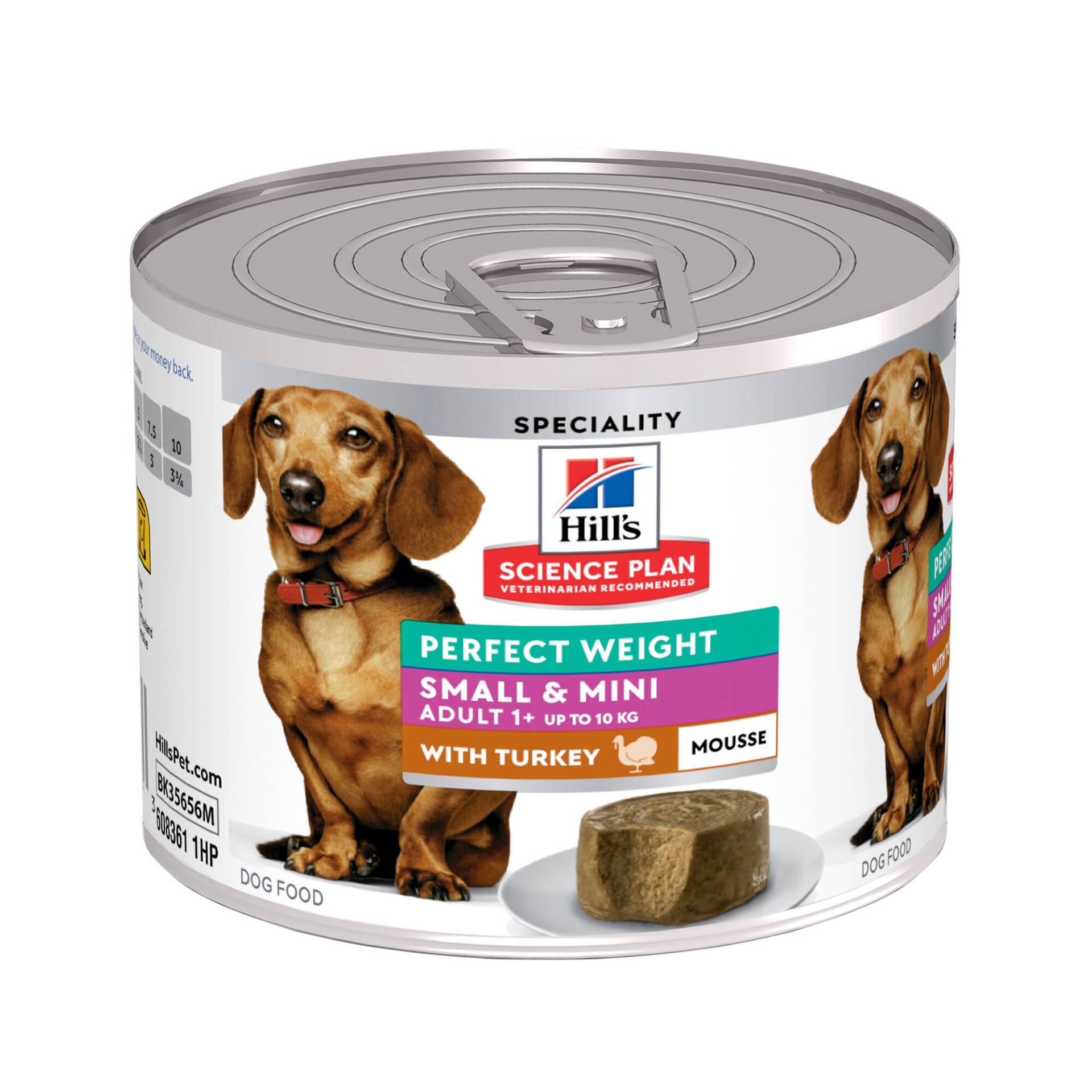 Hill's Science Plan Adult Perfect Weight Small & Mini Mousse - 12 x 200 g Hill's Science Plan Adult Perfect Weight Small & Mini Mousse - 12 x 200 g von Hills