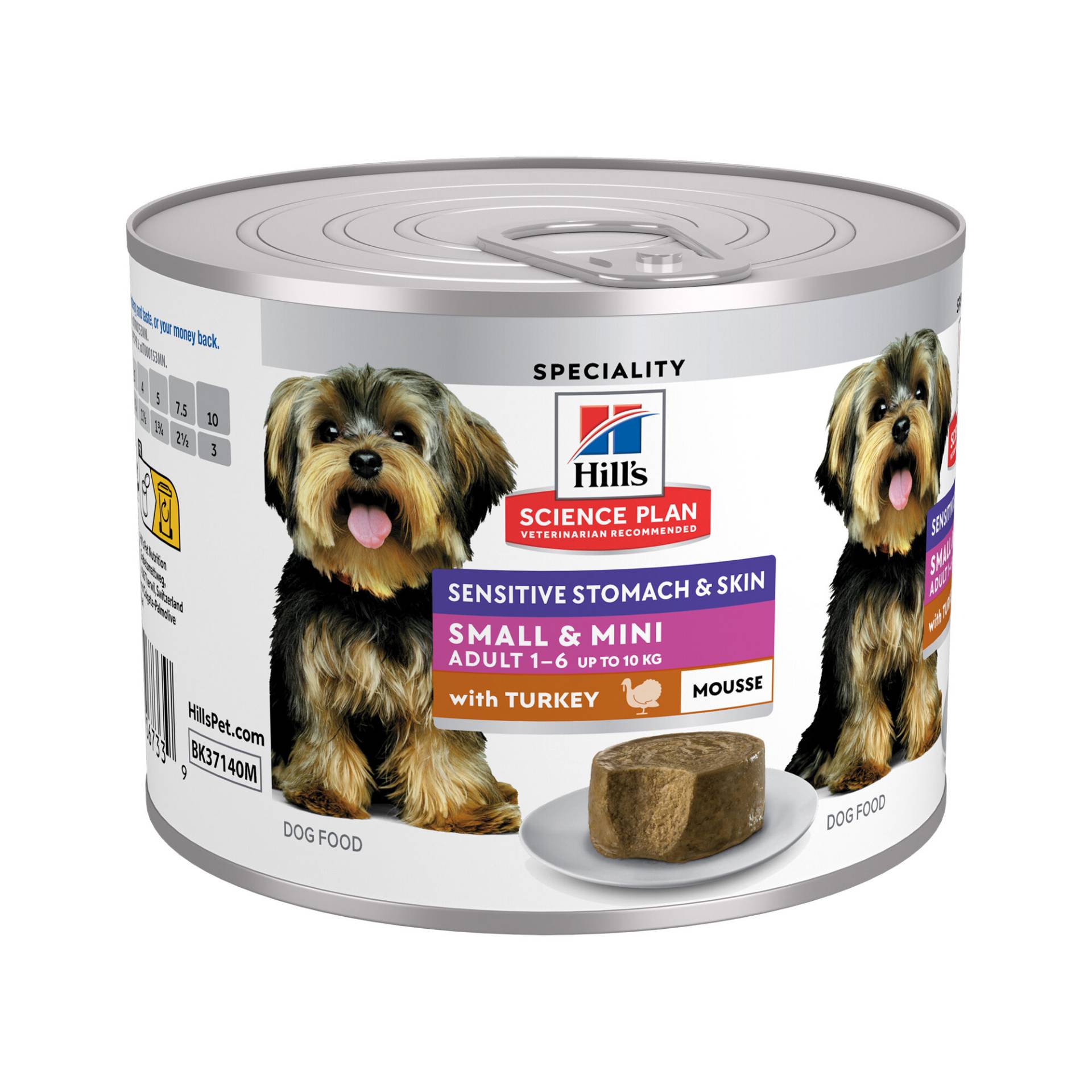 Hill's Science Plan Adult Sensitive Magen & Haut Small & Mini - Truthahn - 12 x 200 g Hill's Science Plan Adult Sensitive Magen & Haut Small & Mini - Truthahn - 12 x 200 g von Hills