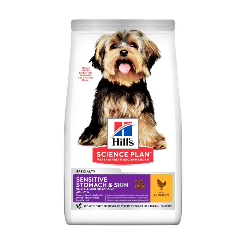Hill's Science Plan - Adult Sensitive Stomach & Skin - Small & Mini 3 kg von Hills