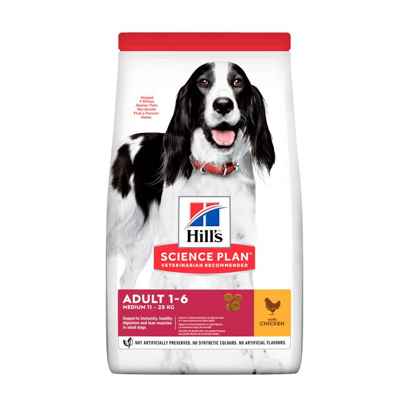 Hill's Science Plan Advanced Fitness Adult Medium Hundefutter - Huhn - 14 kg von Hills