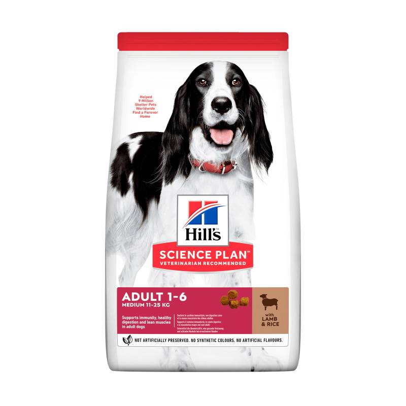 Hill's Science Plan Advanced Fitness Adult Medium Hundefutter - Lamm & Reis - 18 kg von Hills