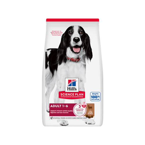 Hill's Science Plan - Canine Adult - Medium - Lamm & Reis 2,5 kg Hill's Science Plan - Canine Adult - Medium - Lamm & Reis 2,5 kg von Hills