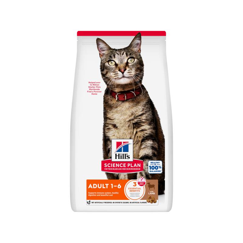 Hill's Science Plan - Feline Adult - Lamm - 10 kg Hill's Science Plan - Feline Adult - Lamm - 10 kg von Hills