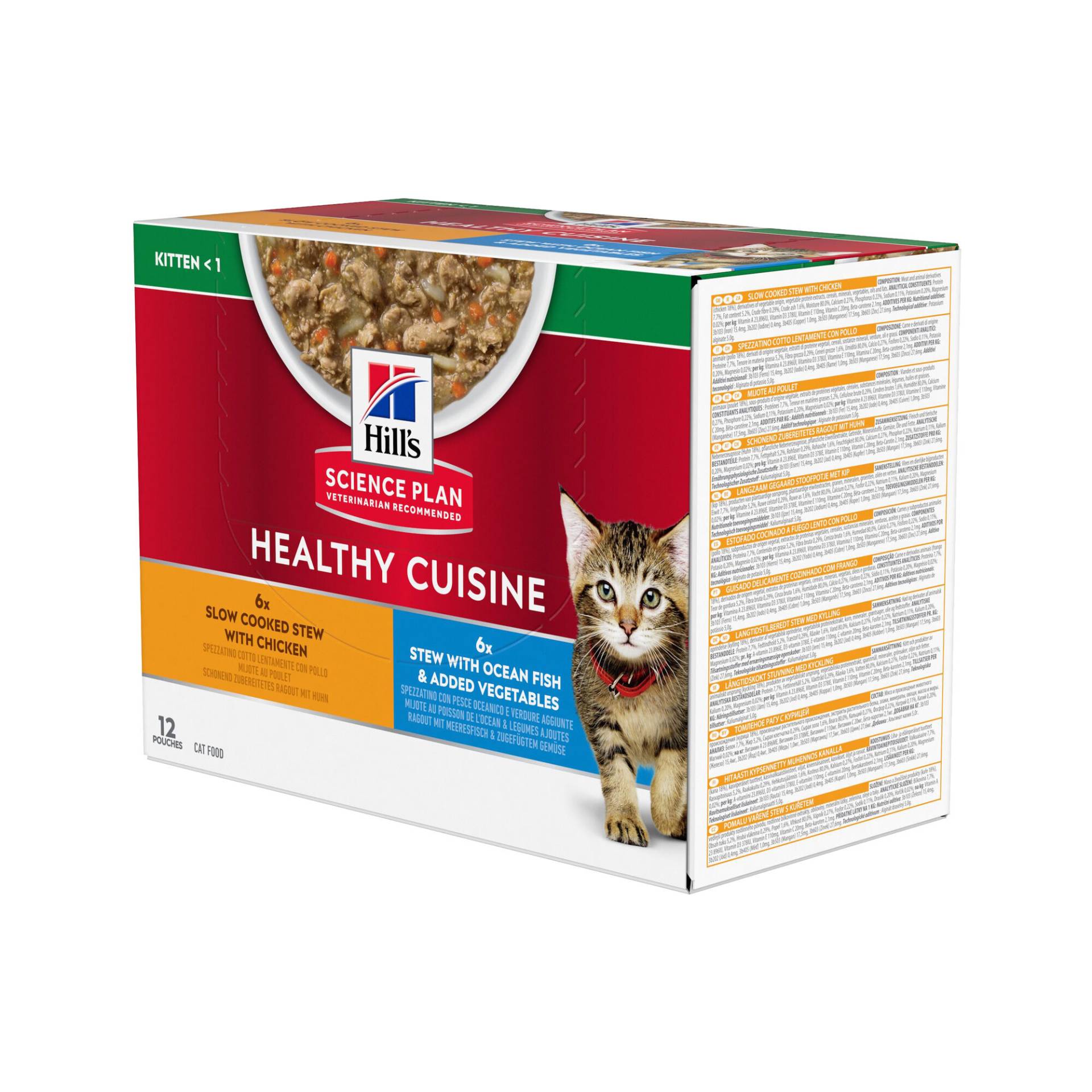 Hill's Science Plan - Healthy Cuisine - Kitten - 12 x 80 g von Hills