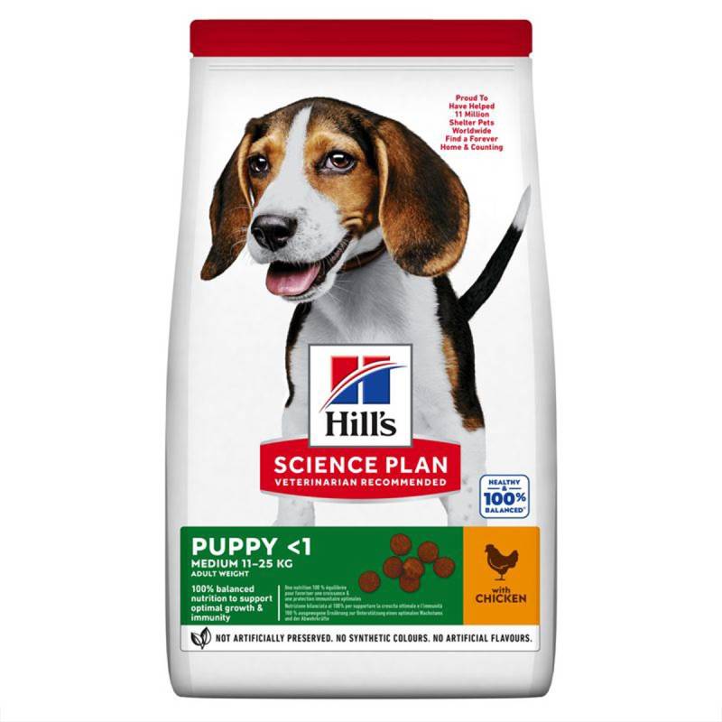 Hill's Science Plan Hund Medium Puppy Huhn 14kg von Hill's Science Plan