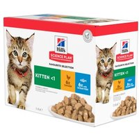 Hill's Science Plan Kitten Multipack Fisch und Huhn 12x85 g von Hills
